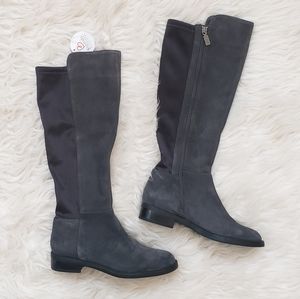 Blondo Ellie Waterproof Knee High Riding Gray Boot